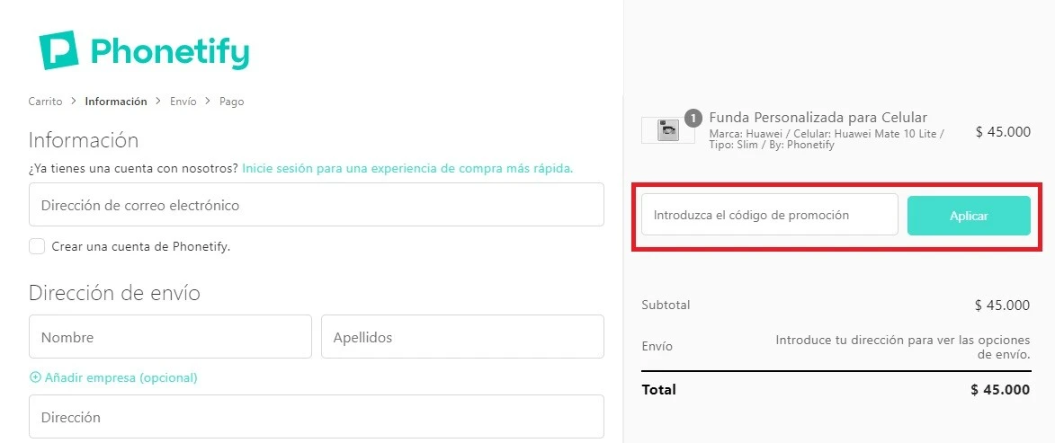 Descuento Código de promoción Phonetify